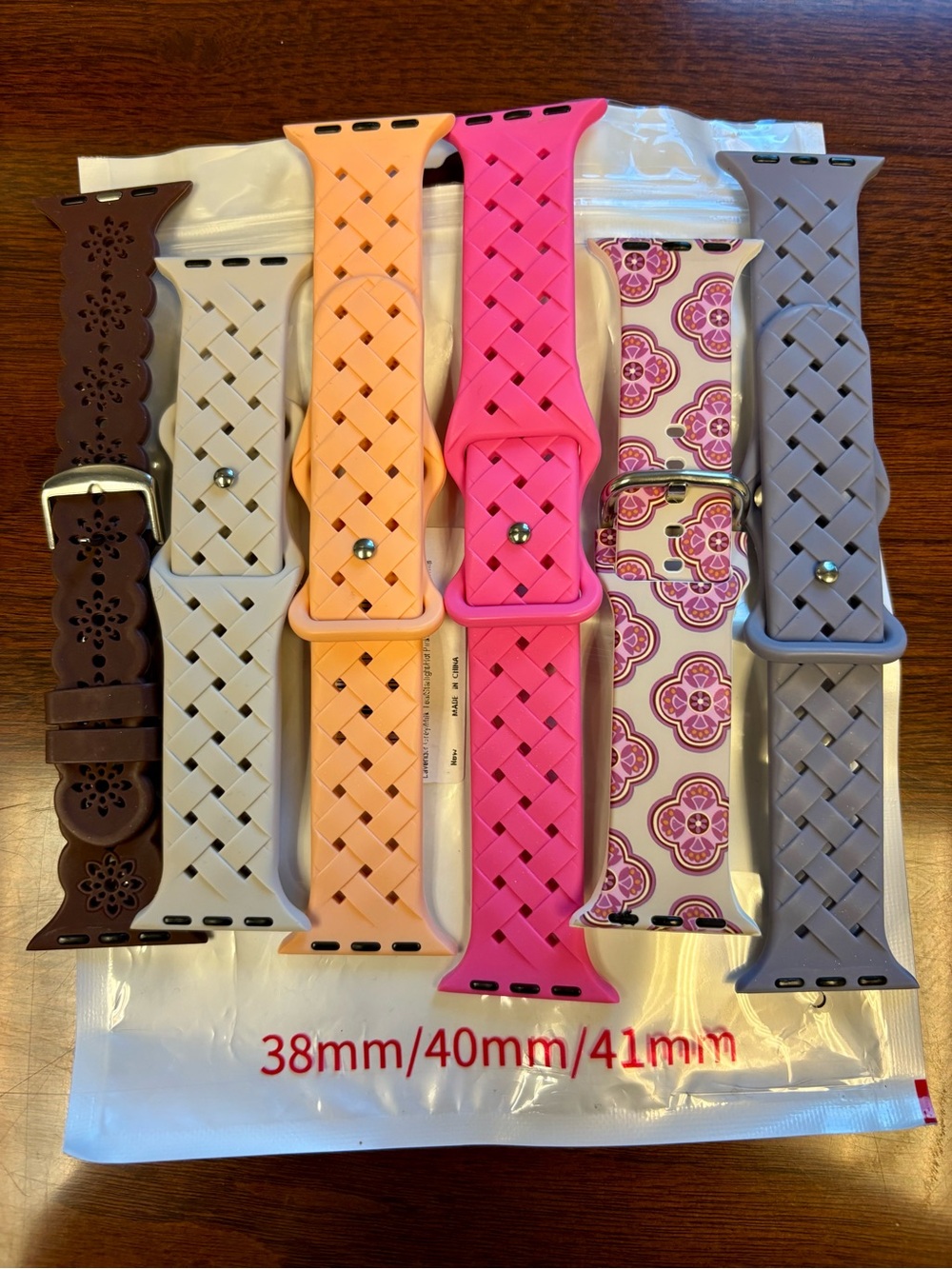 Colorful Silicone Woven Apple Watch Bands - Multiple Colors
